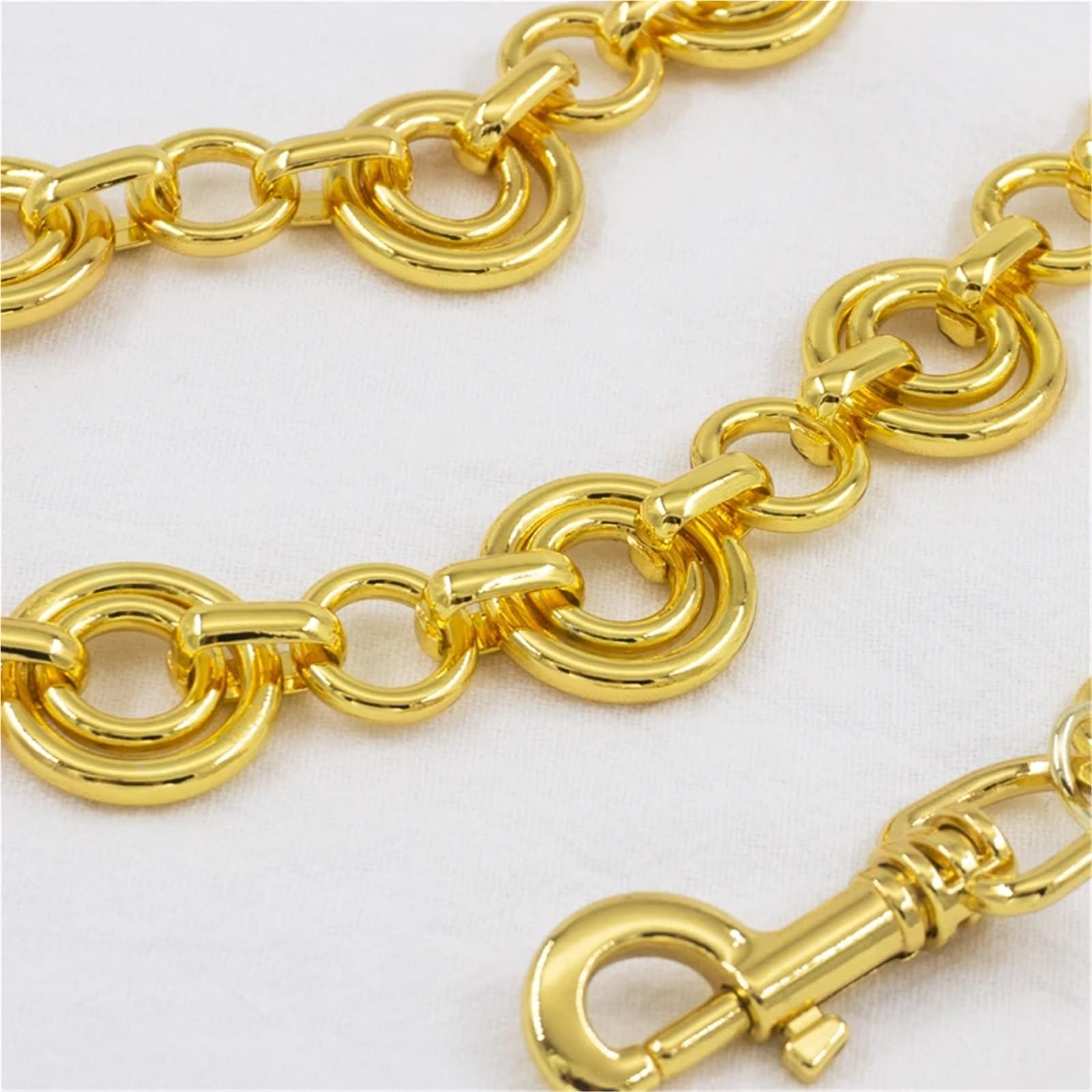 Cintura Catena Cintura decorativa con catena rotonda in ottone for donna, fibbia in metallo per Vestito