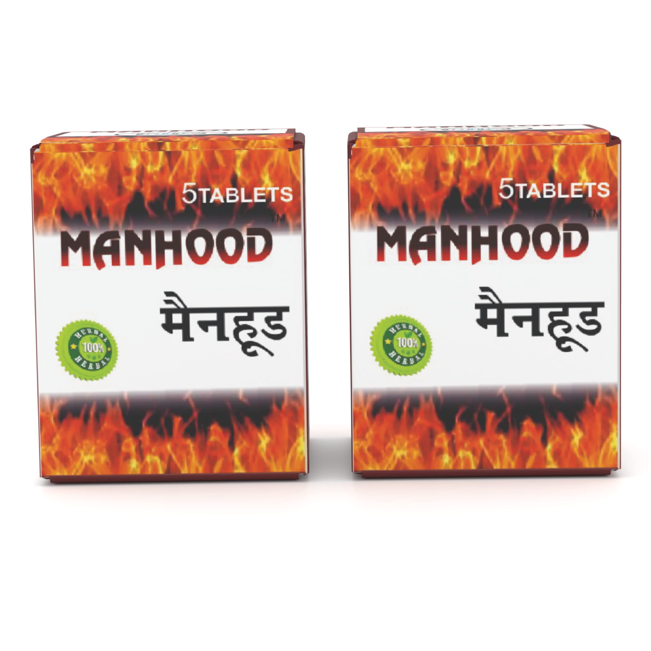 HERBS INDIA (U&A) REMEDIES Manhood Tablet 5tbs (Pack of 2) - Male Performance Support with Natural Ingredients