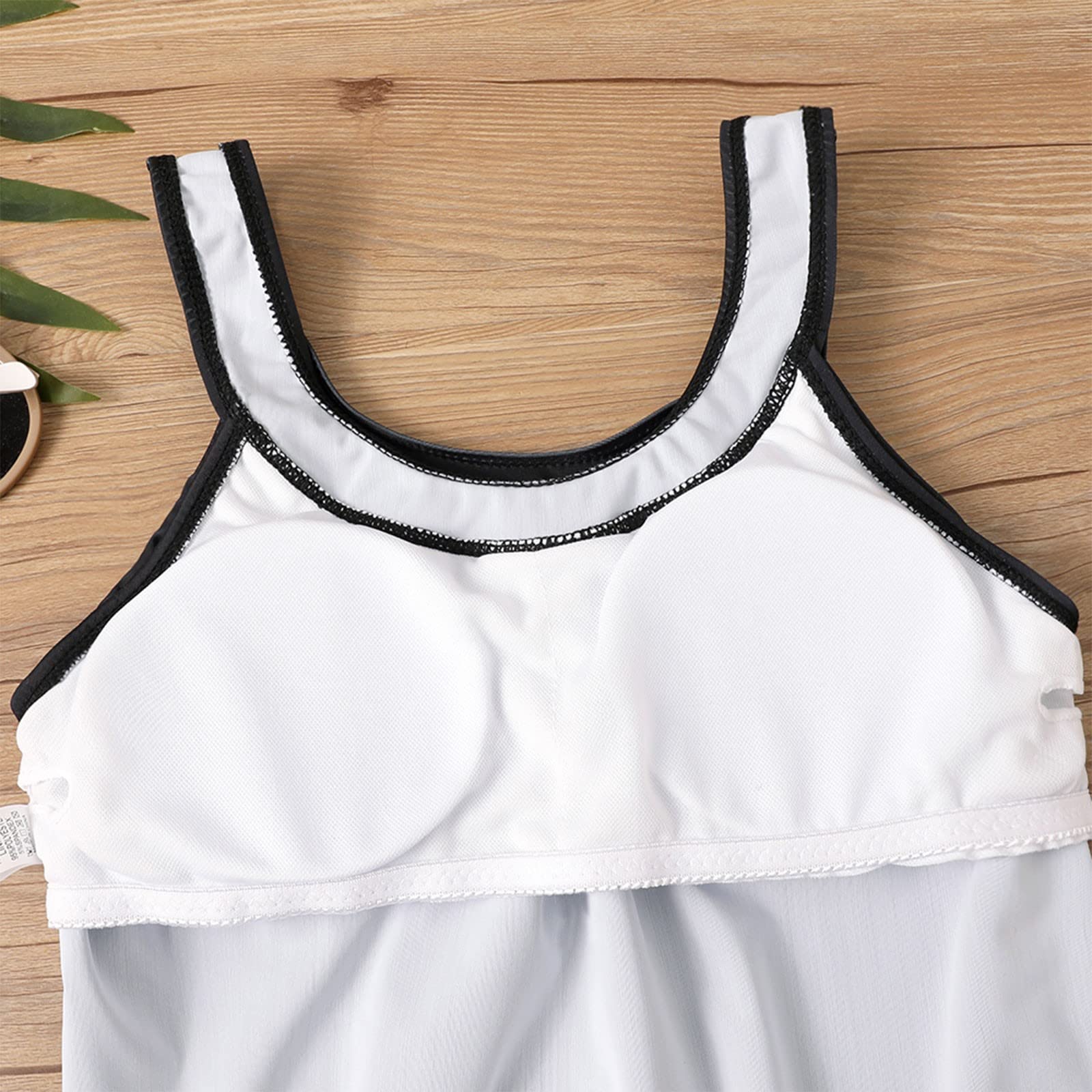 Générique Tankinis Femme Gainant Ventre Plat Robe De Bain Sexy Amincissant Été Ronde Plage Vintage Tankini