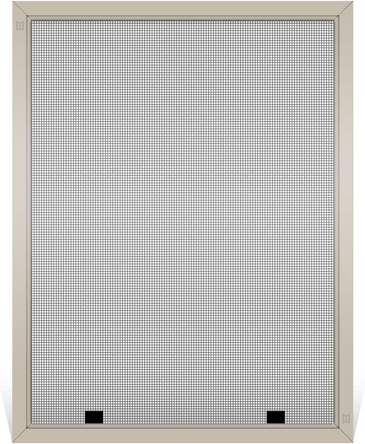 Custom Assembled Windows Screen (Aluminium Steel mesh, White)