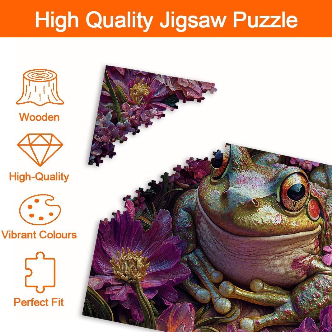 Puzzle Rana, Puzzle 5000 Piezas, Rompecabezas, Regalo Mujer, Decor -8324