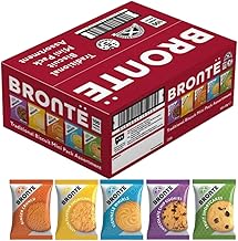 Brontë Biscuits 100 Mini Packs Variety Box (20 Packs of Five Different Flavours, 1 Biscuit Per Pack)