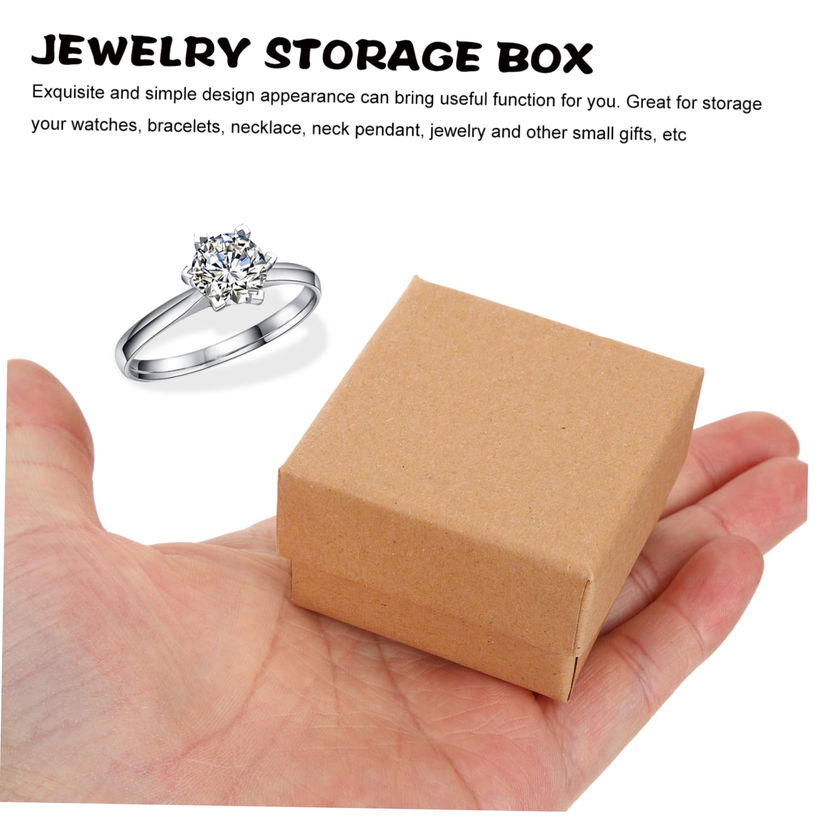 Boîtes à Bijoux en Carton Lot de 50 pour Colliers et Bracelets de Cheville