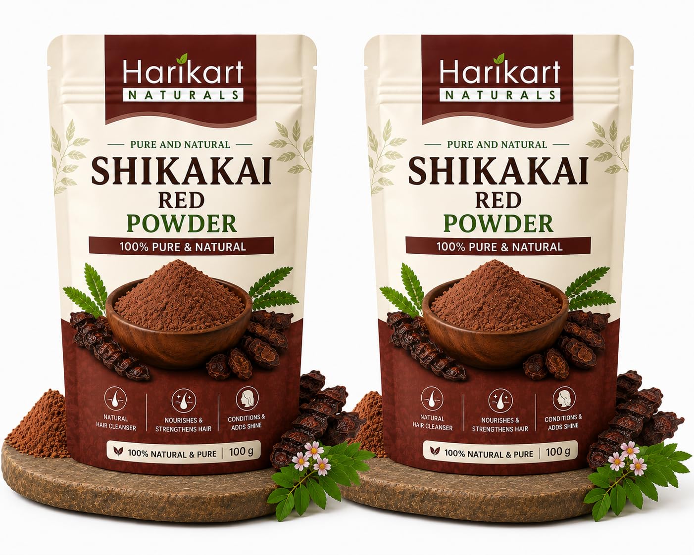 Naturals Shikakai Red Powder, 100 g (Pack of 2) | 100% Pure & Natural, Natural Hair Cleanser, Nourishes & Strengthens, Conditions & Adds Shine, No Additives-image-35