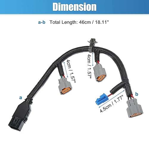 Miniatura 6 de X AUTOHAUX Arnés de cable de bobina de encendido para Hyundai Santa Fe XG300 XG350 para Kia Amanti 3.5L 2004-2006 39610-39030 Extensión de bobina de