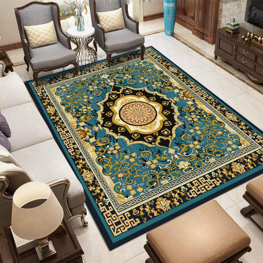 Tapis de salon antidérapant grand format classique et sécurisé pour chambre