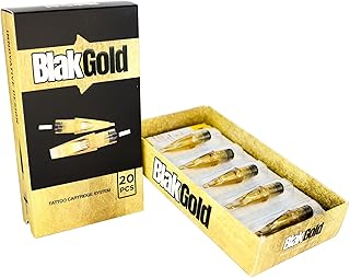 Blakgold Tattoo Cartridges Needles - Cartridges Tattoo Needles Magnum System - Disposable Cartridges for Tattoo - Magnum Set of 20 (1007M)