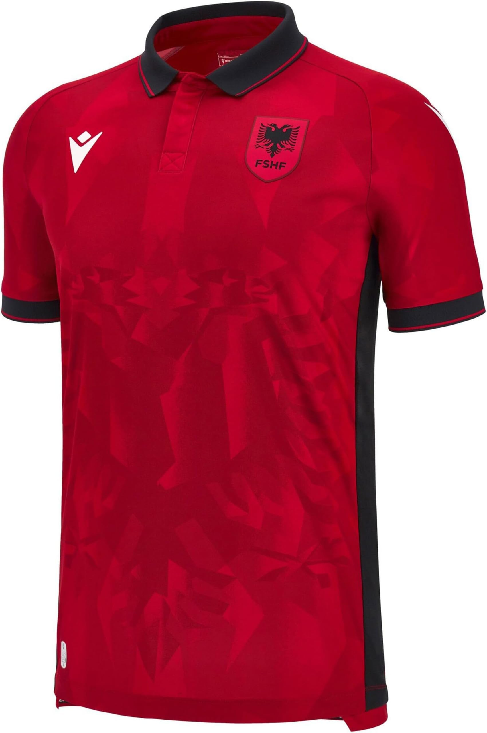 Macron 2023-2024 Albania Home Authentic Football Soccer T-Shirt