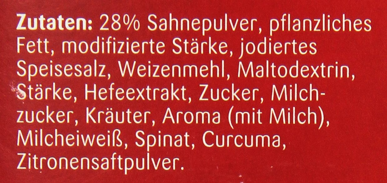 Knorr Kräuter-Rahm Sauce 1 kg, 1er Pack (1 x 1 kg)