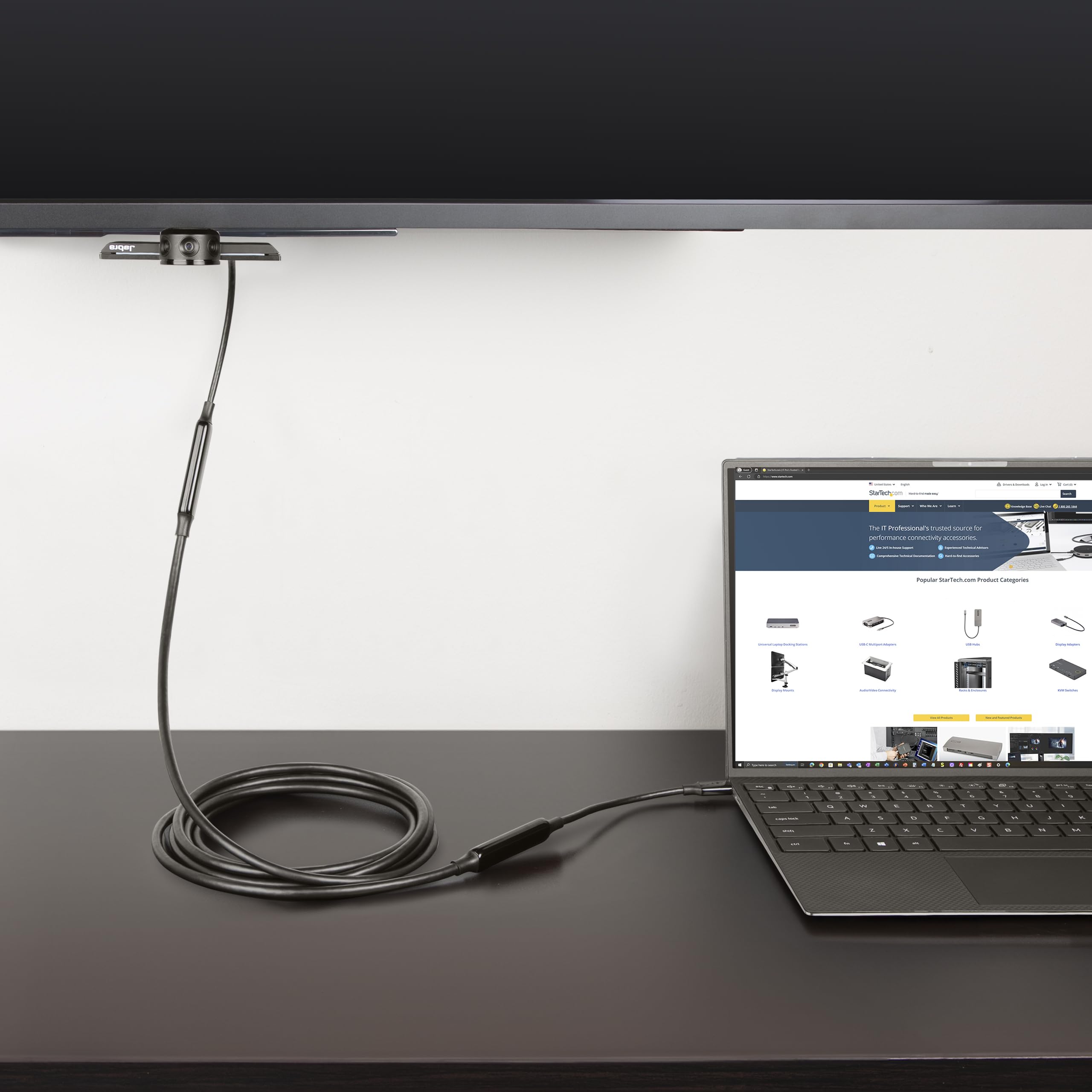 StarTech Cavo USB-C Attivo da 3m, 10Gbps, 60W PD, 8K 60Hz/4K 144Hz, Nero | Ricarica Power Delivery 60W, Ideale per Monitor 8K e SSD