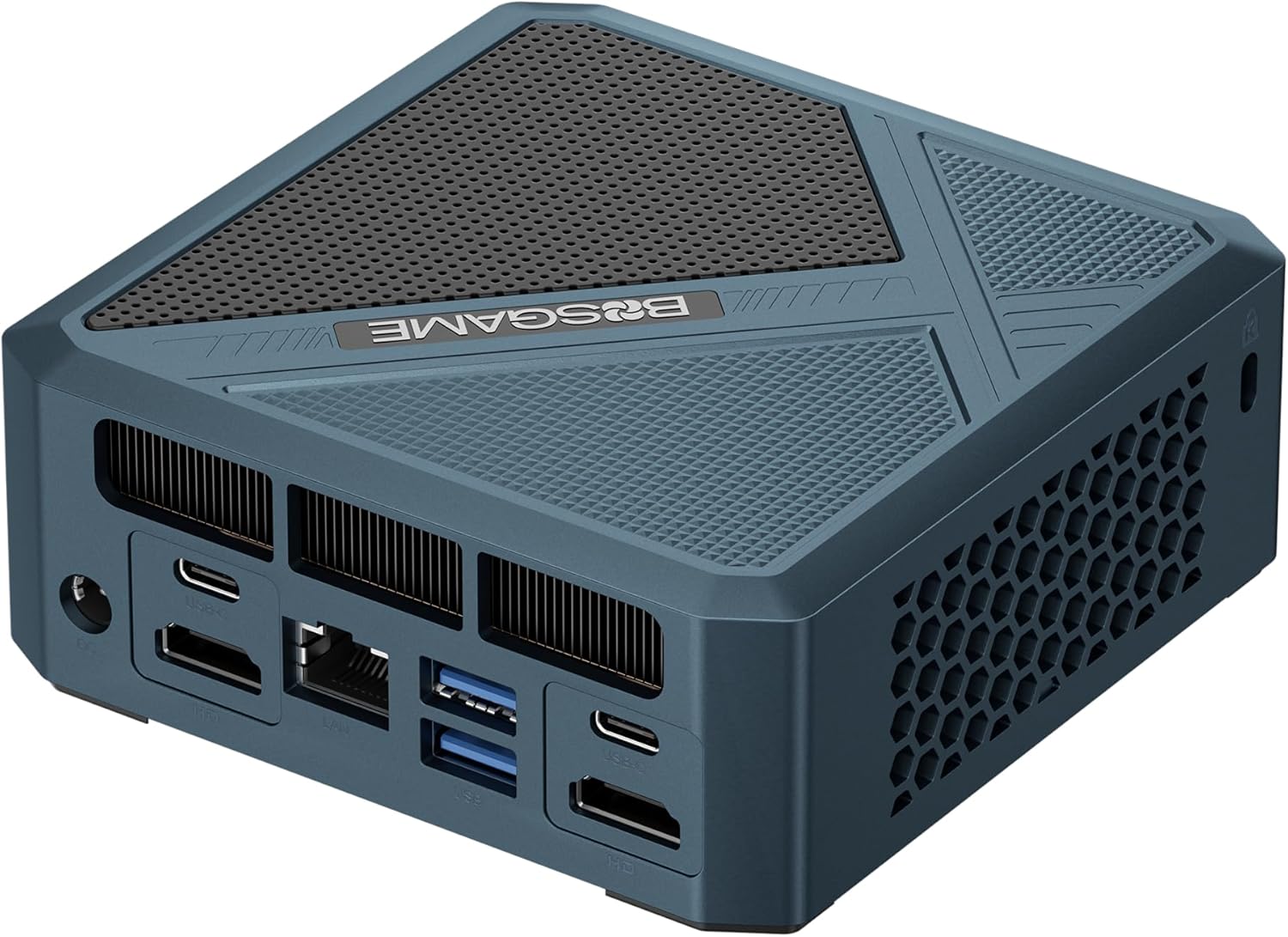 BOSGAME P5 Mini-PC, AMD Ryzen 5 6600H Prozessor (bis zu 4,5 GHz), Windows 11 Pro Mini-Computer, 24 G…