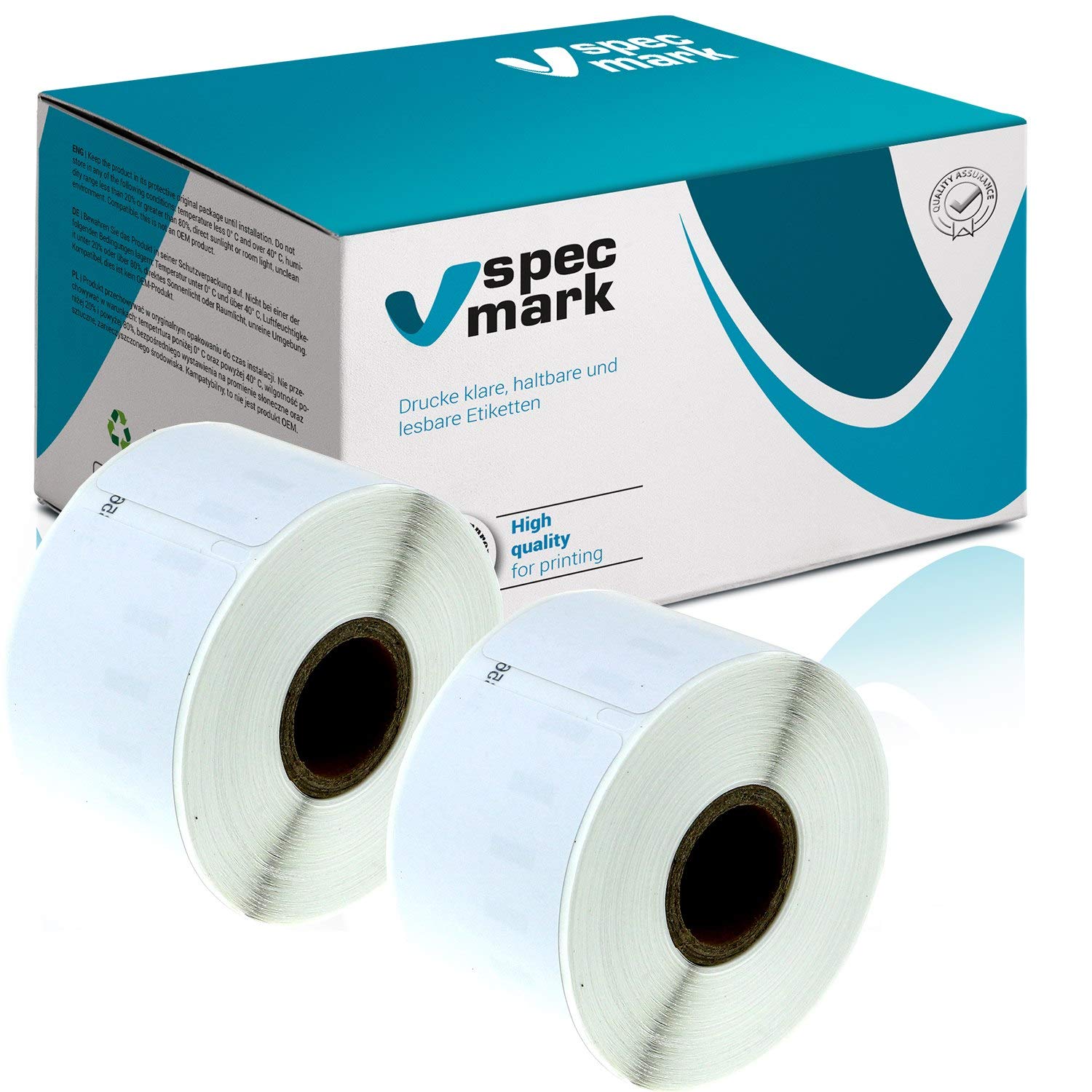specmark Etiketten kompatibel mit DYMO 11356 41mm x 89mm S0722560 300 Stück - Bild 16 von 40