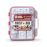 RHINO RESCUE 350 Pieces OSHA All-Purpose First Aid Kit&comma; Home & Office Professional Medical Supplies&comma; Ideal for Emergency&comma; School&comma; Business
