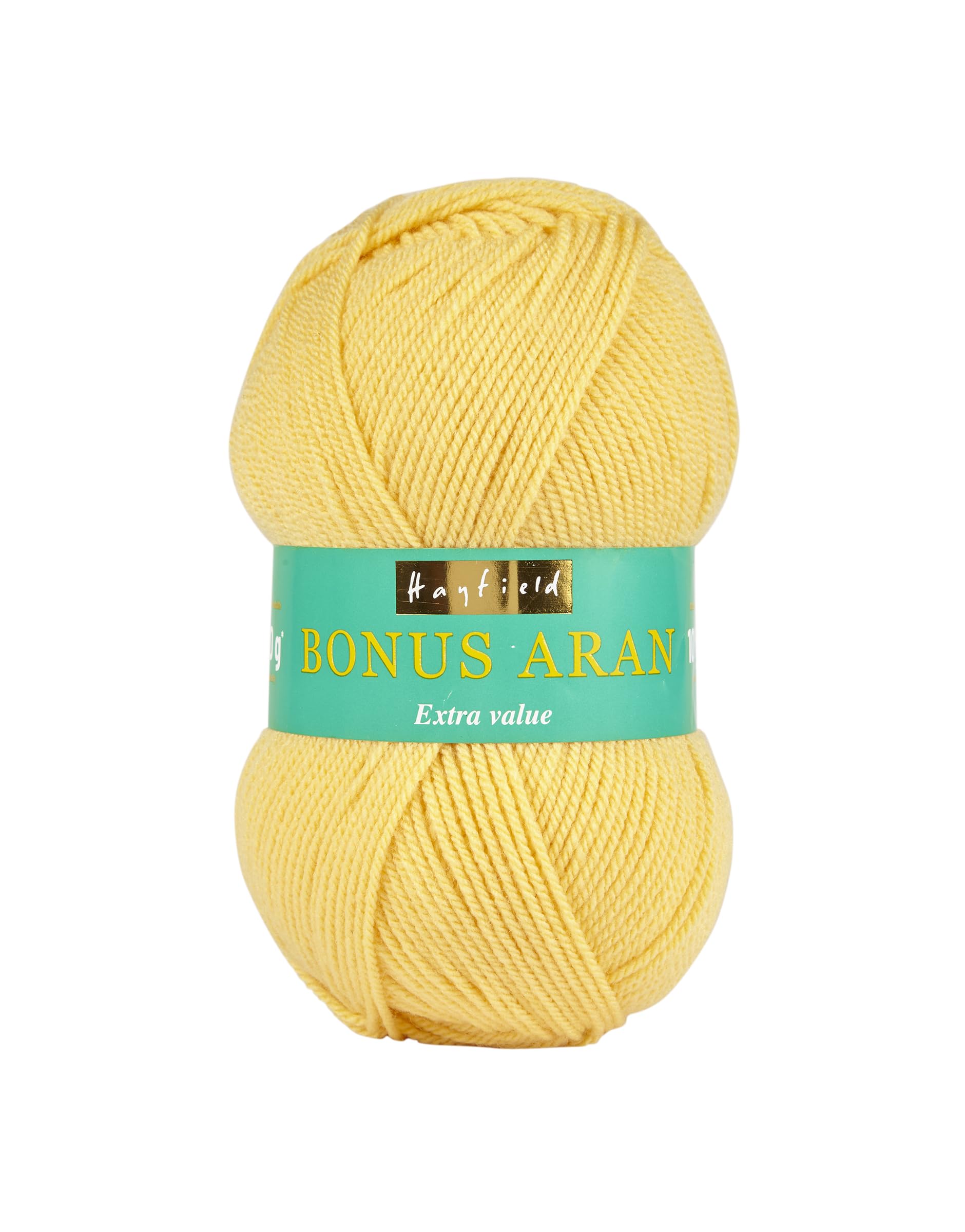 Sirdar Hayfield Bonus Aran Yarn, Lemon (659), 100g