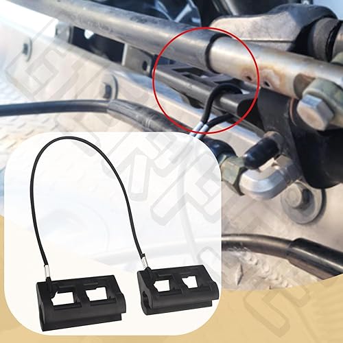 Miniatura 3 de BERPSE Bloqueo de dirección hidráulica fuera de borda de 4 pulgadas, para accesorios de barco bajo fuera de borda, protectores de popa para