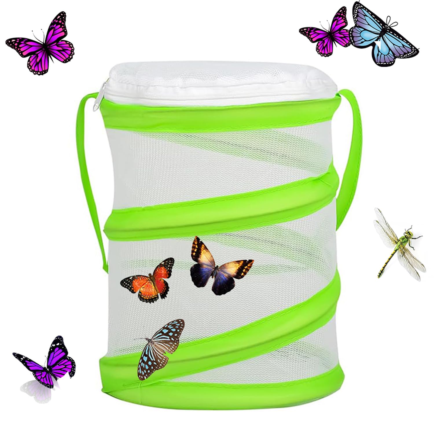 Collapsible Bug Catcher Net, Insect and Butterfly Habitat Cage