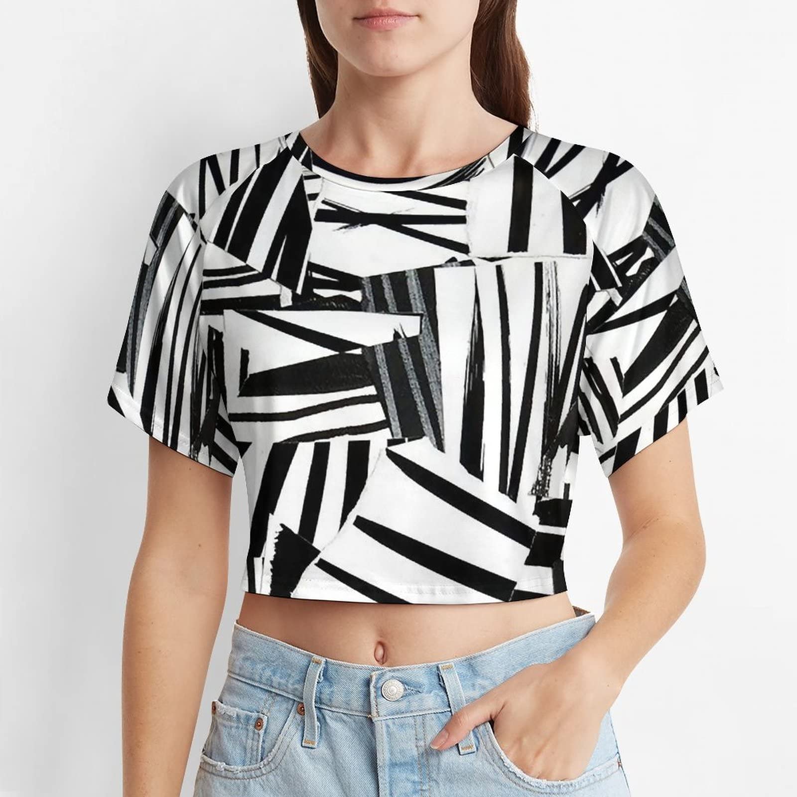 限定!d.i.a ミニ丈トップス ゼブラ | aristomebli.com