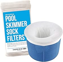 Impresa Products 10-Pack of Pool Skimmer Socks - Perfect Savers for Filters, Baskets, and Skimmers - coolthings.us