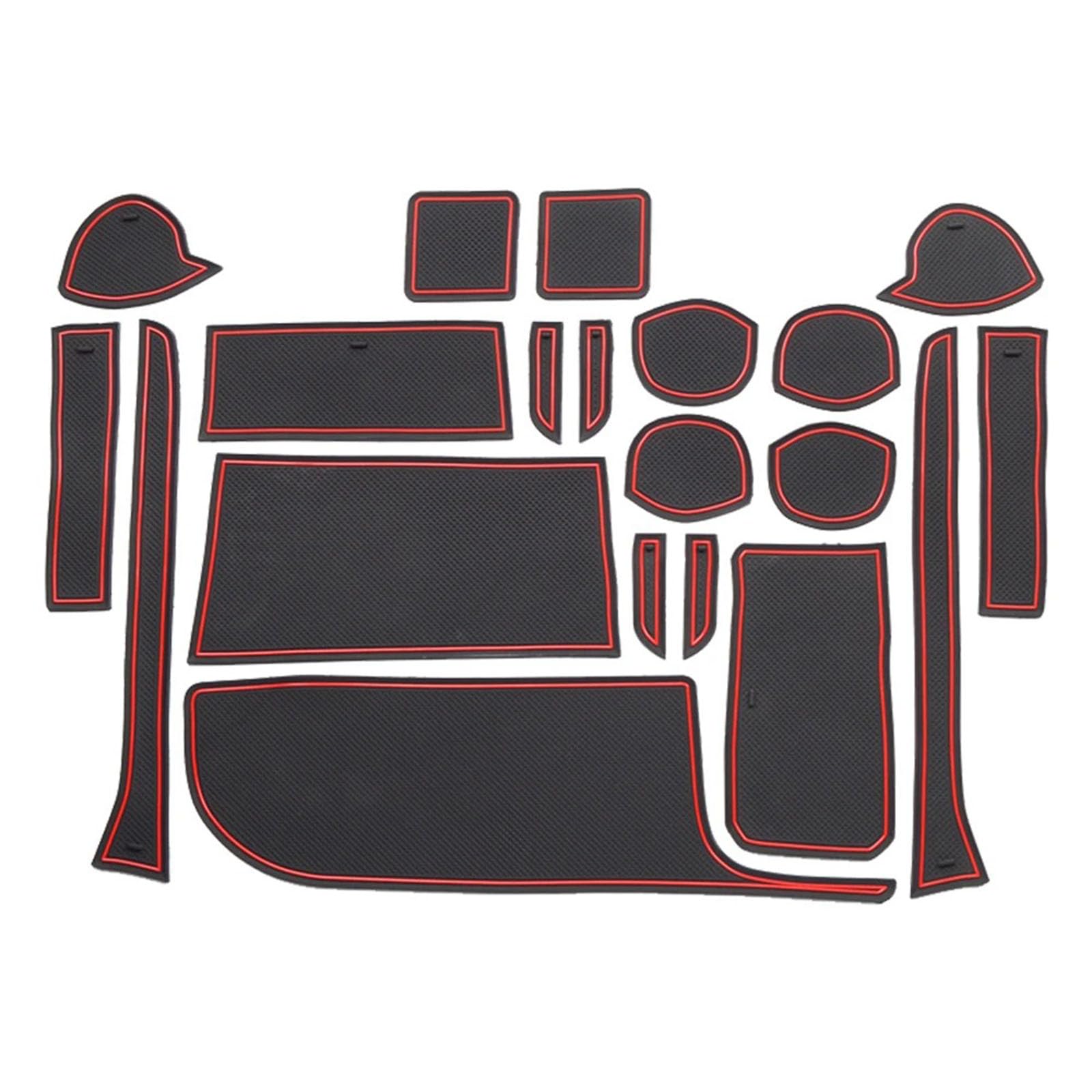 ahhccne Rubber Mats for Centre Console for Suzuki Solio 2015-2020, RHD Rubber Mats for Centre Console