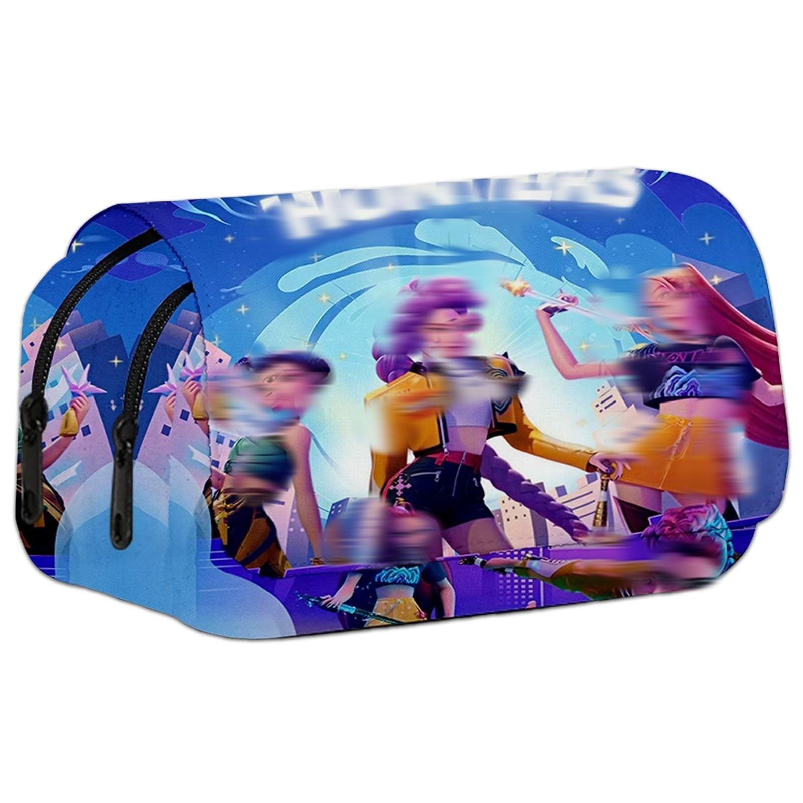 Heartsking Kpop Large Capacity Pencil Case, Double-Sided Printing Storage Pen Case Pen Pouch Bag Stationery Case with Compartment Pencilcase for Girl Student Teens Adult Office Supplies