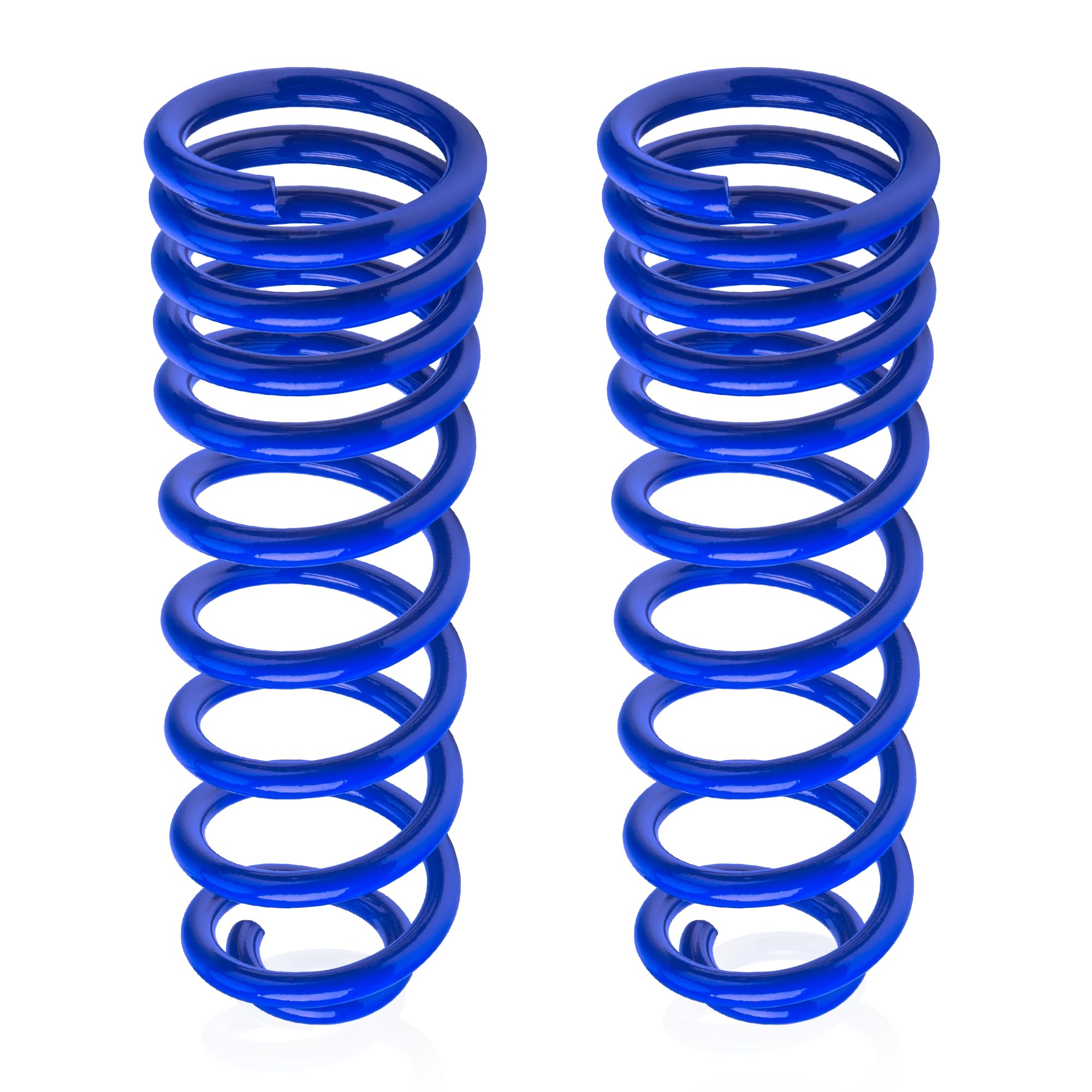 929-928 Rear Heavy Duty Coil Springs for 2009-2018 Ram 1500 2wd 4wd with 70% Extra Load Capacity (1200 Pounds) with a Subtle Height Adjustment, Blue
