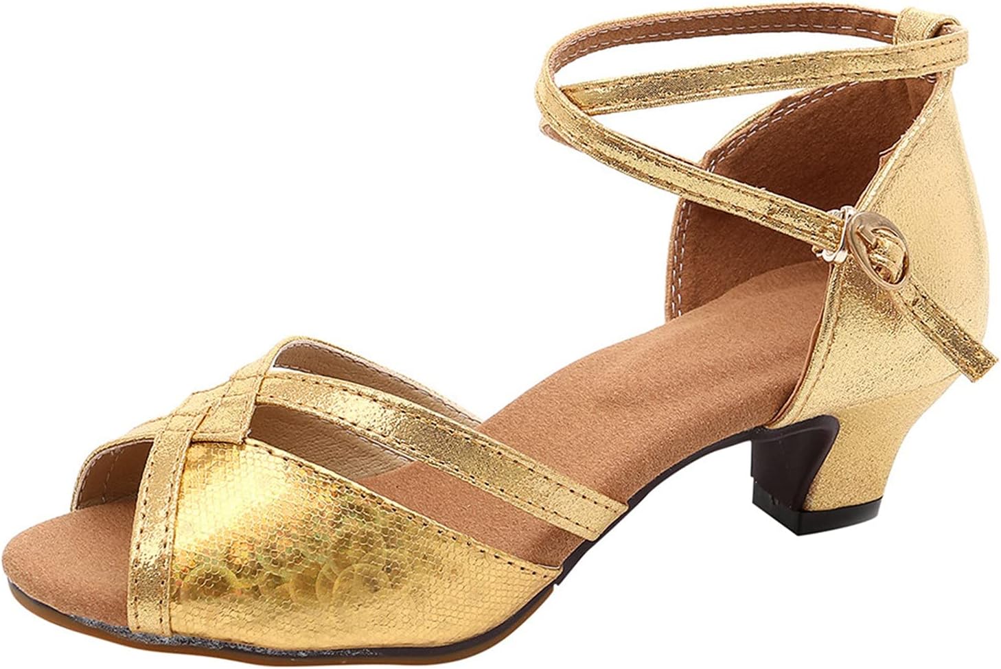 Barefoot Shoes Square Dance Salsa Women's Prom Shoes Dance Shoes Latin Ballroom Women's Middle Heel Rain Protection Shoes Women