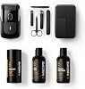 MANSCAPED® The Handyman™ Travel Essentials Includes Compact Face Shaver, Shears 3.0 5-Piece Nail Kit, Underarm Aluminum-Free Deodorant, 3oz Refined® Body Wash, 3oz 2-in-1 Shampoo & Conditioner