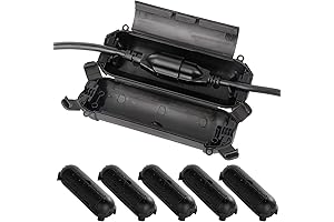 6-Pack Outdoor Extension Cord Safety Cover with Waterproof Seal