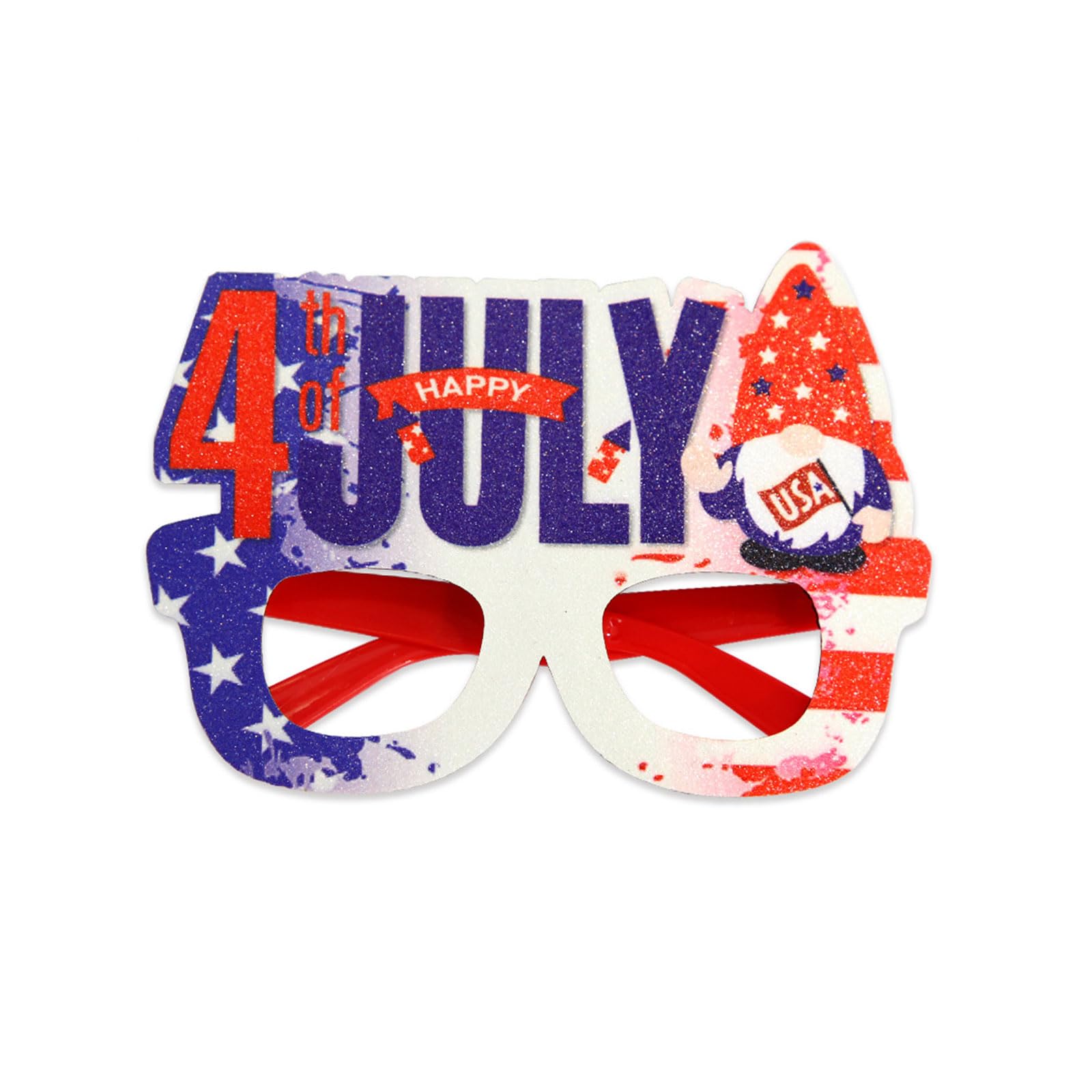 Xinsheinelry Patriotics Day Glasses Eyewears for Celebrate Independence Day Party Enthusiasts Decors for Patriotics Celebration Party