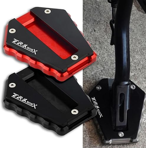 Miniatura 4 de Para Benelli TRK 502 Accesorios 502X 2017 2018 2019 Soporte lateral de motocicleta Soporte de extensión Trípode extendido (color  titanio, tamaño 1)