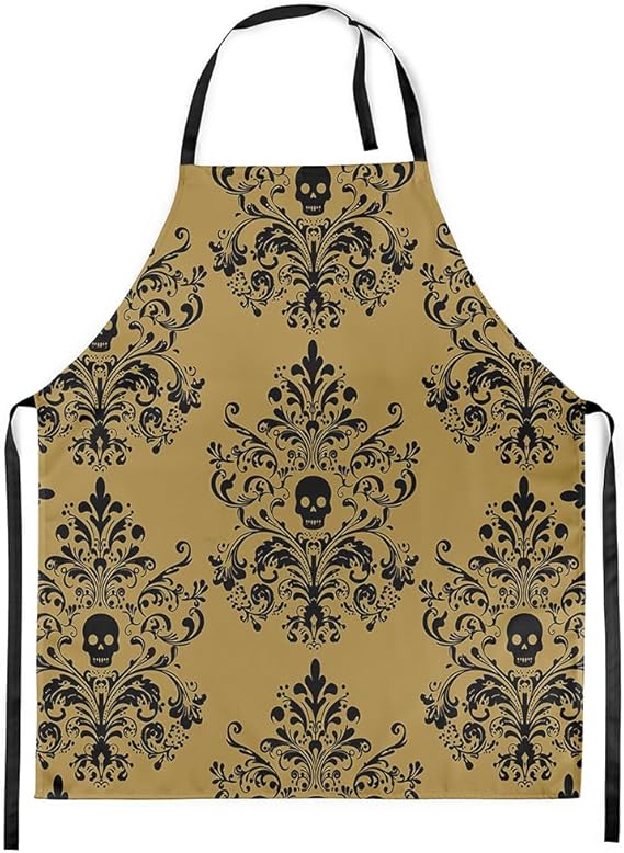 Feelyou Damask Floral Apron for Women Men 26