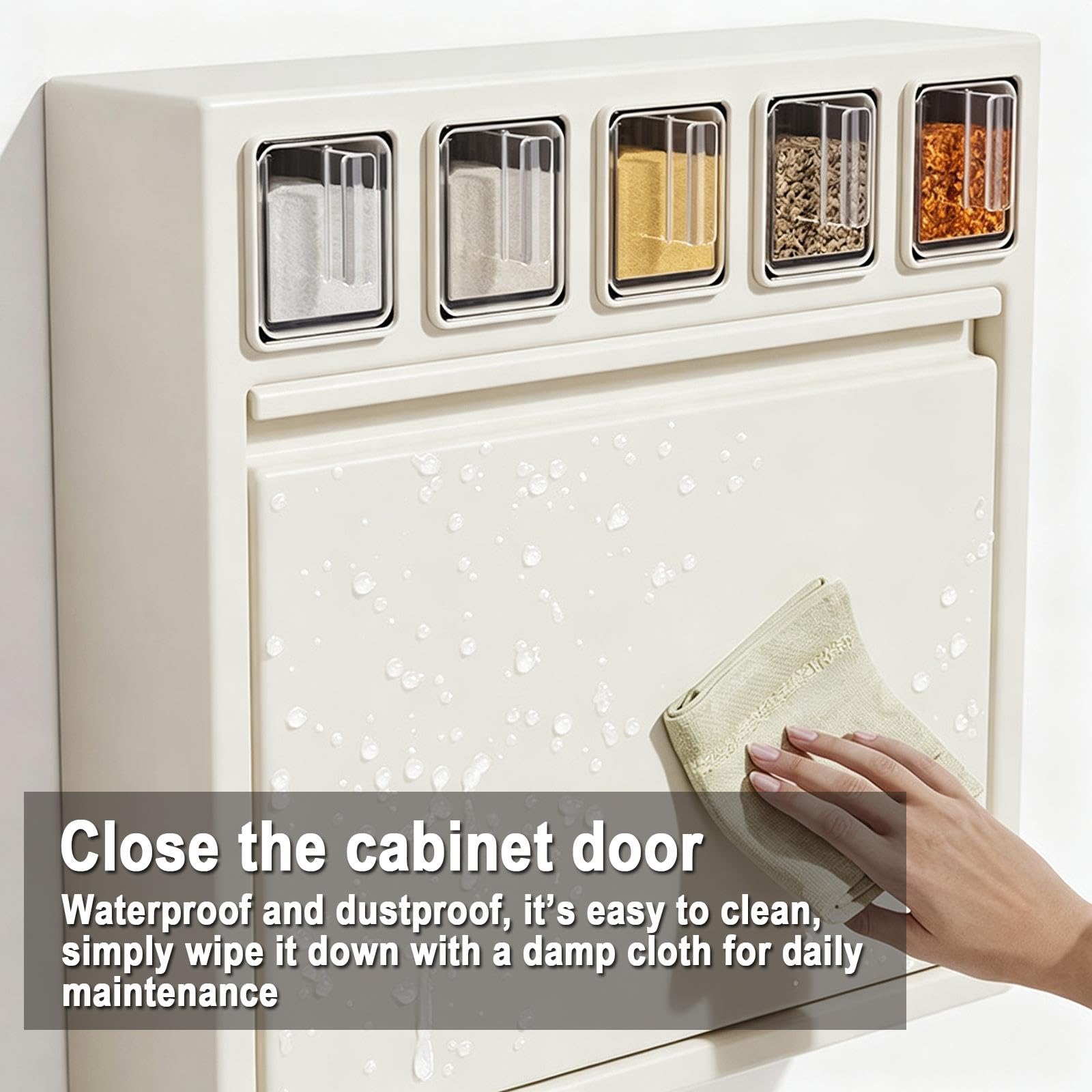 Pensile Cucina, Acciaio al Carbonio Mobili Bagno Sospesi, Interna 30cm
