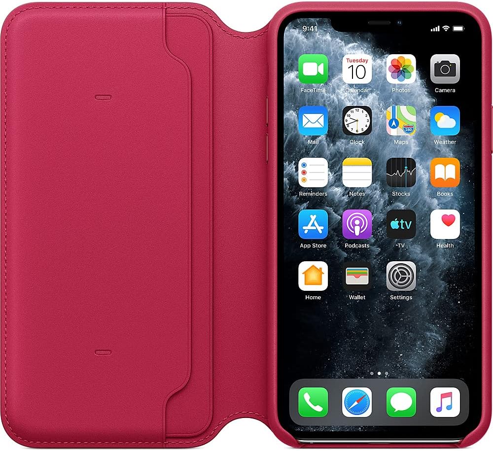 Apple iPhone 11 Pro Max Leather Folio Case - Raspberry: Detailed Review & Recommendations