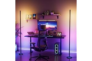 2PCS RGB Floor Lamp: Elevate Your Gamer Setup with Immersive Lighting