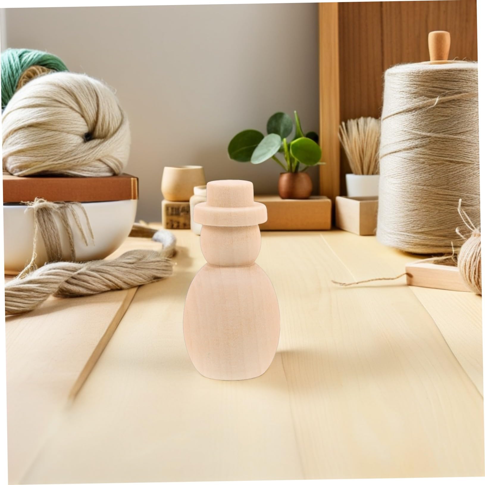 Muñecas de Madera para Pintar para Niños, 20 Piezas sin Terminar