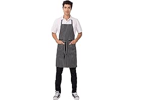 Unisex Chef Apron for Men, Heavy Duty Canvas Kitchen Apron with Adjustable...