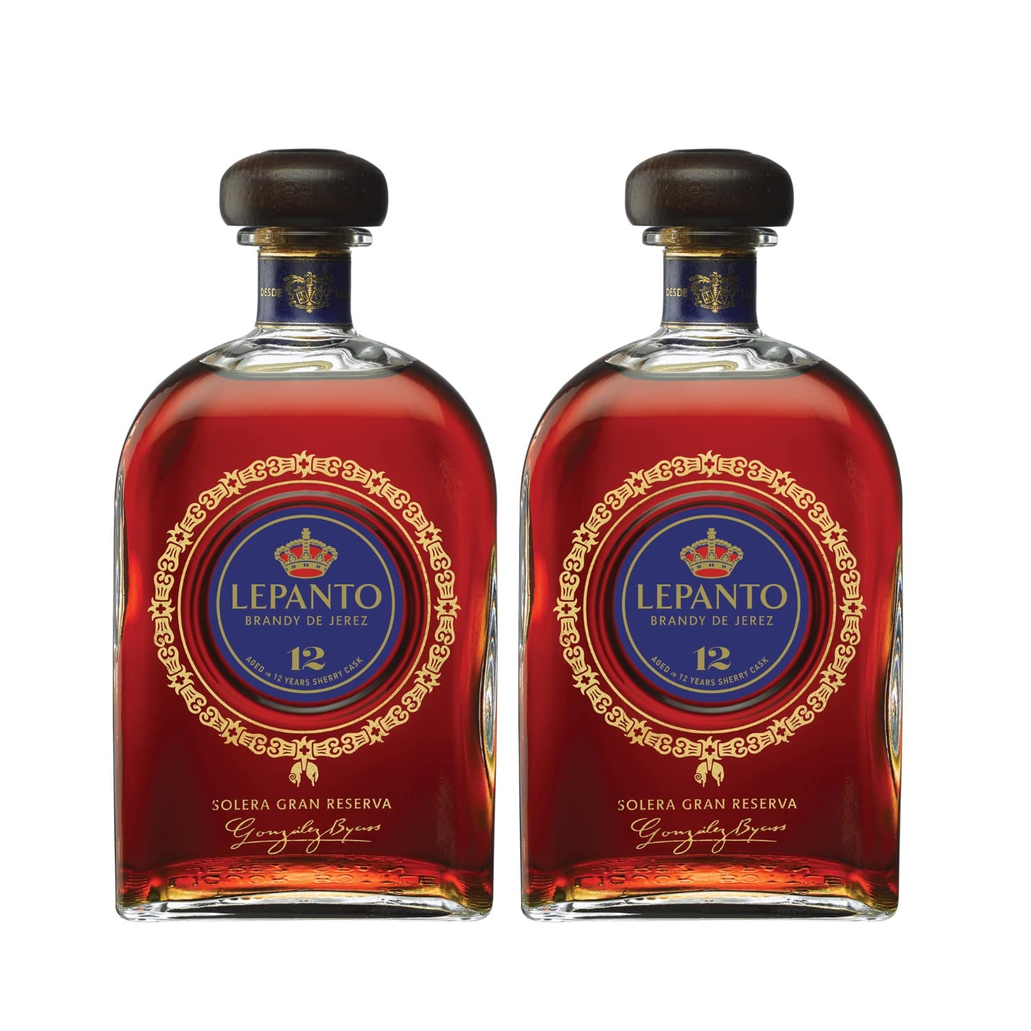 González Byass Lepanto Solera Gran Reserva Brandy Jerez Spanien I Visando Paket (2 Flaschen)