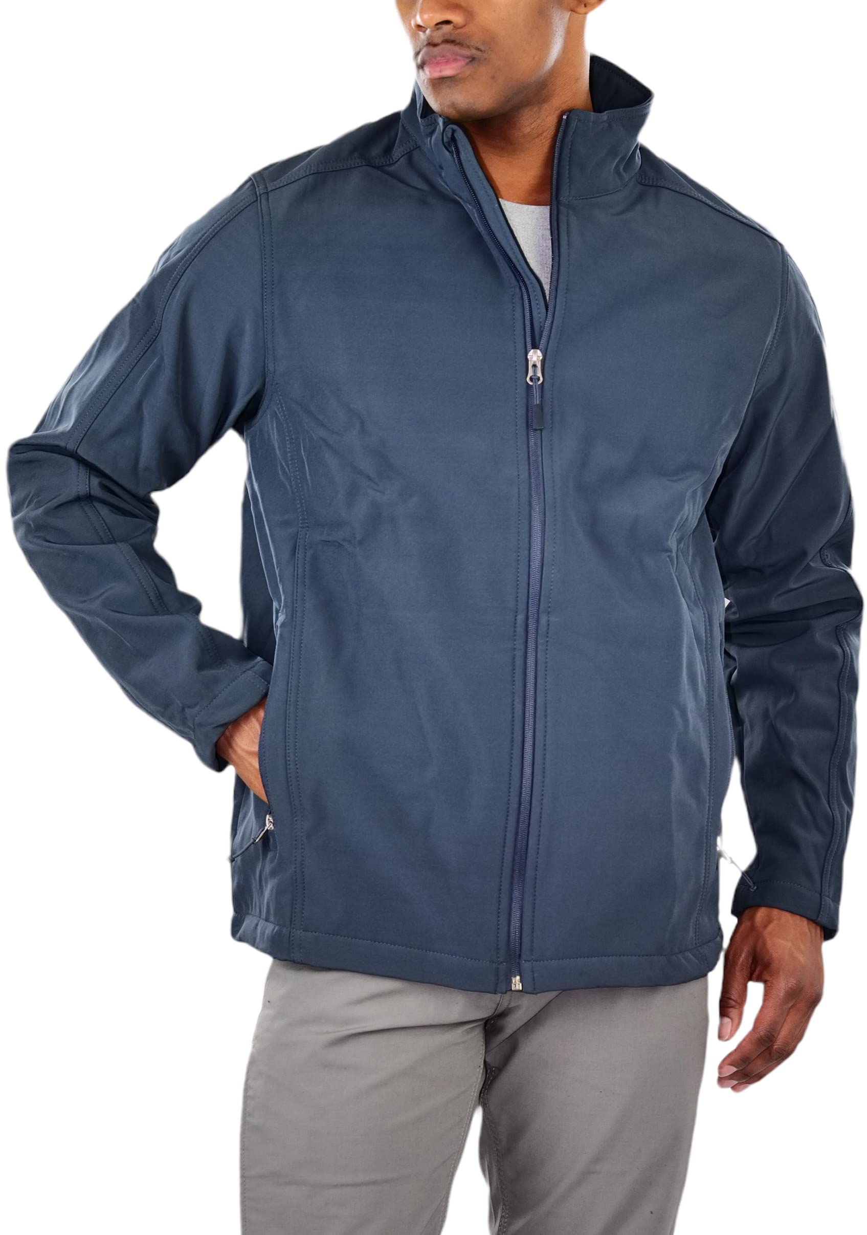 ToBeInStyle Men’s Warm and Comfortable Active Zip Up Jackets