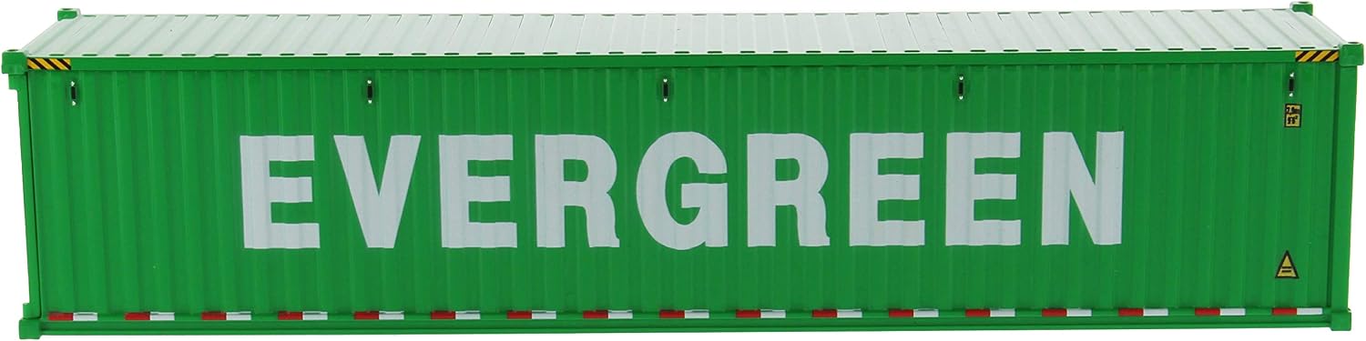 40' Dry Goods Sea Container Evergreen Green Transport Series 1/50 Model by Diecast Masters 91027 D