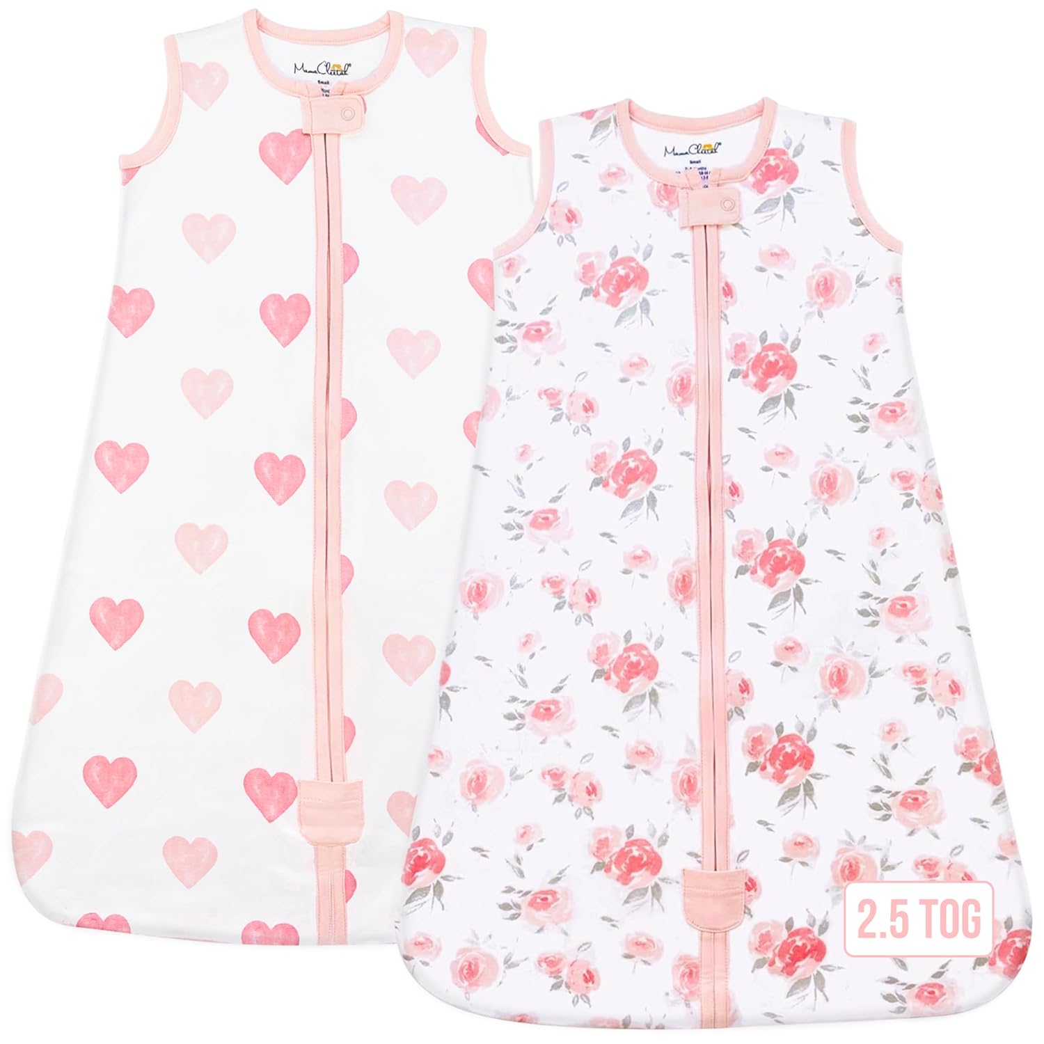 2.5 Tog Hearts/Flowers (2-pack)