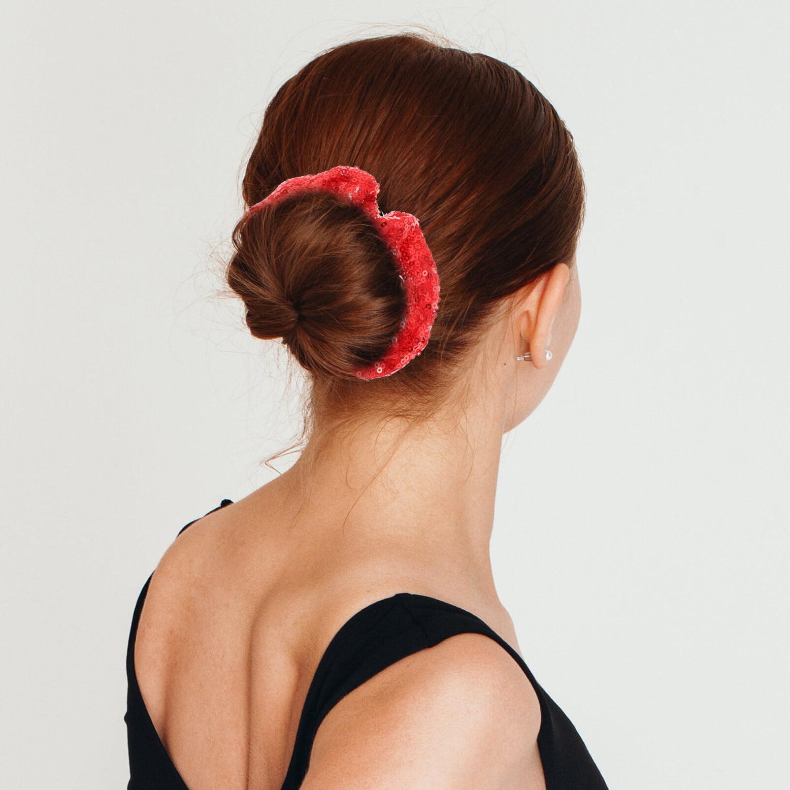 Christmas Sequins Hair Ring Elastic Hair Rope Colorful Ponytail Holder Sparkly Ties for Festive Hairstyles and Daily Wear - Image 4