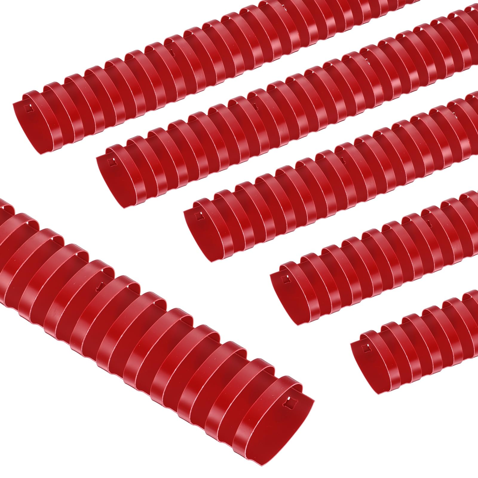 PATIKIL 38mm Plastic Binding Combs, 21 Rings Comb Binding Spines 50 Pcs