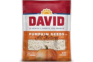 The Ultimate Keto Craving-Buster: David's Roasted & Salted Pumpkin Seeds, 12-Pack