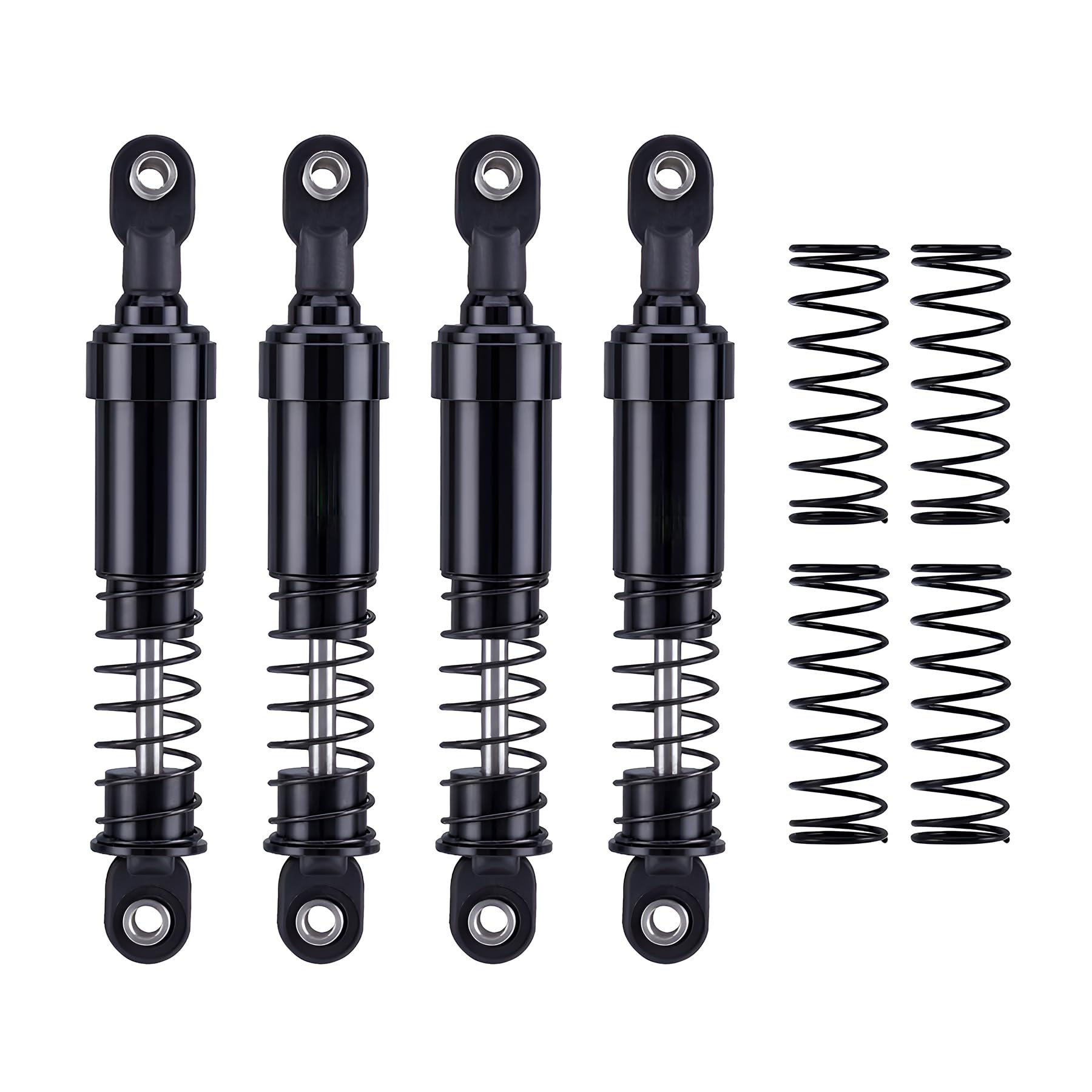Amazon.co.jp: AMK 1/10 RCクローラーショック 4個 95mm アルミニウム