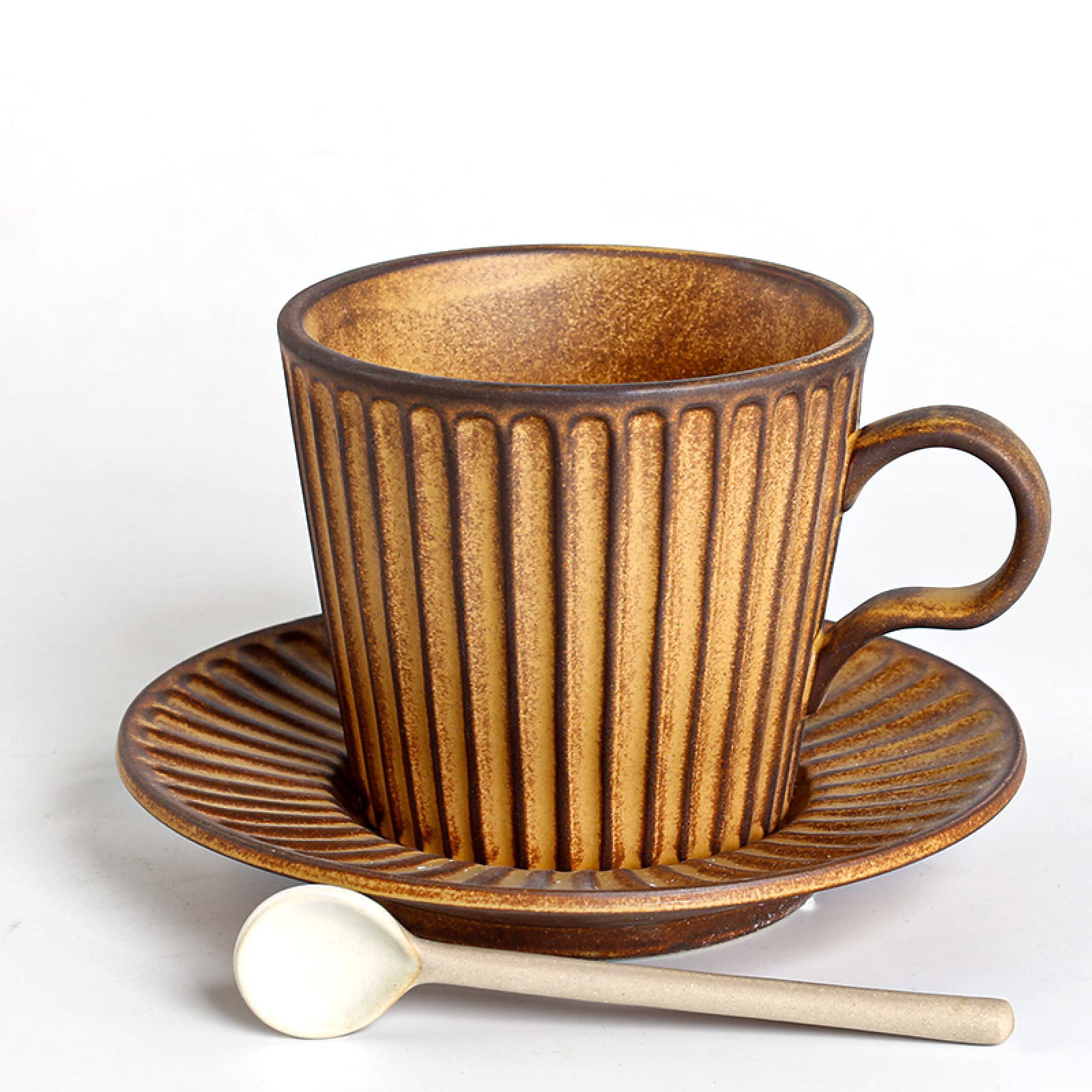Kaffeetasse Tassen Kaffeebecher Tasse Mit Becherkaffeetasse Im Japanischen Stil Kleine Luxustasse Im Europäischen Stil Retro-Frühstückstasse Im Haushalt Exquisite Kaffeetasse Und Untertasse Aus Keram