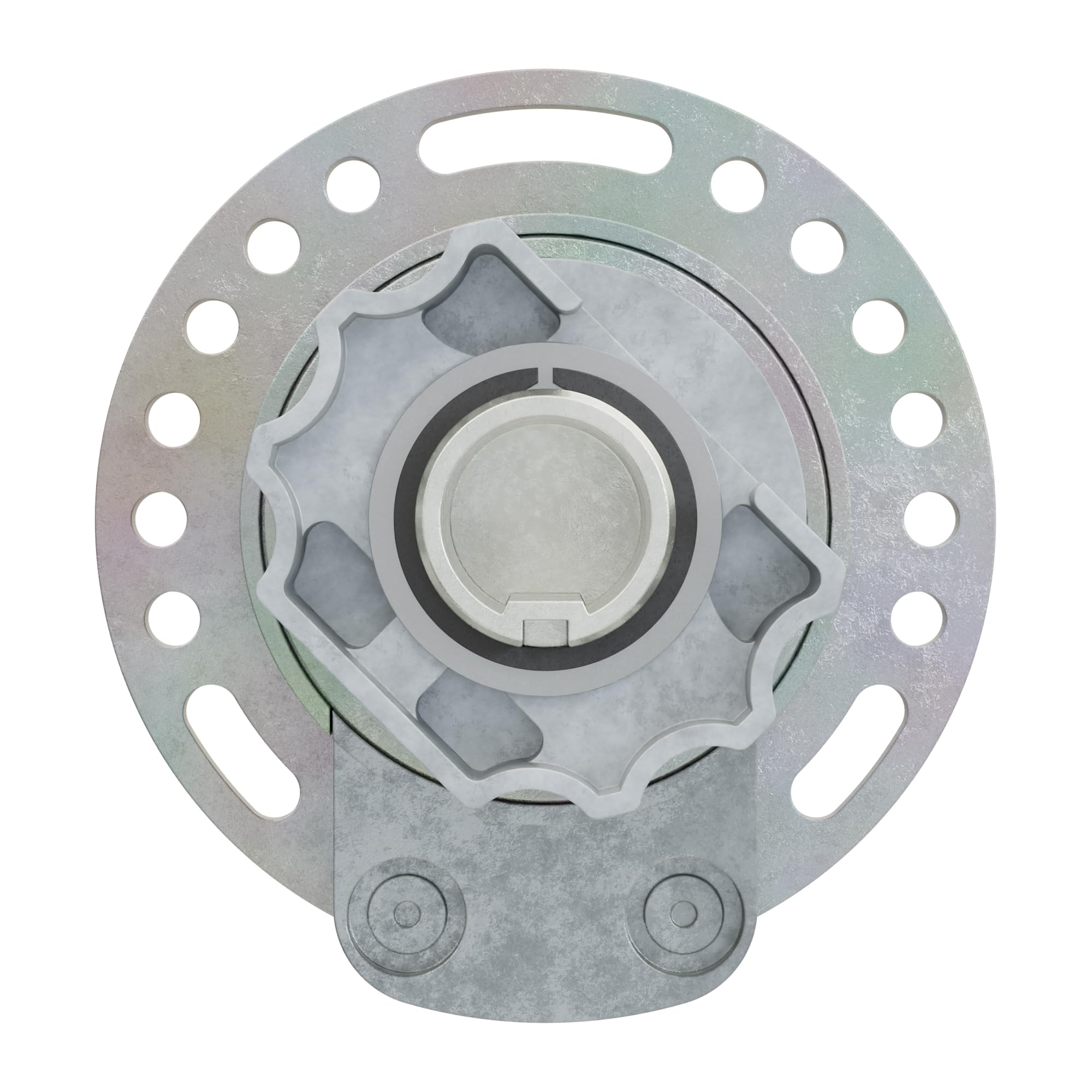 DIWARO K008 Rolladengetriebe Untersetzung 2:1 rechts Antrieb 6mm Innenvierkant für 40,5 mm Kittelbergerwelle