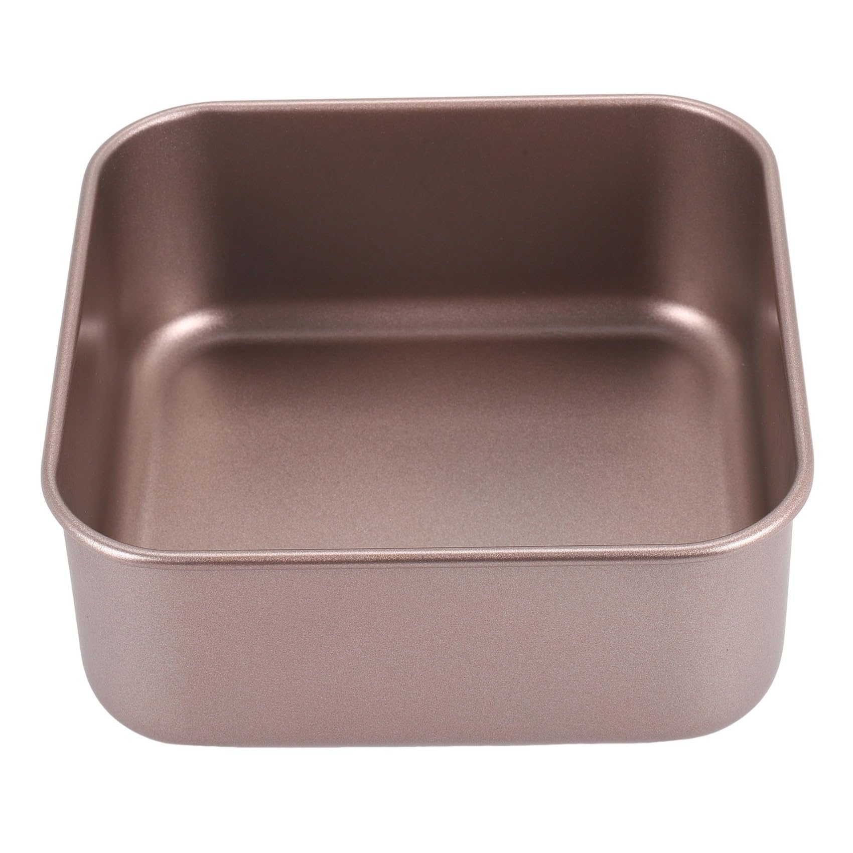 Cdymrl Gold Square Cake Mould Thickening Non-Stick Ancient Baking Tray Square Deep Baking Pans Barbecue Bread Ancient Cake Mold