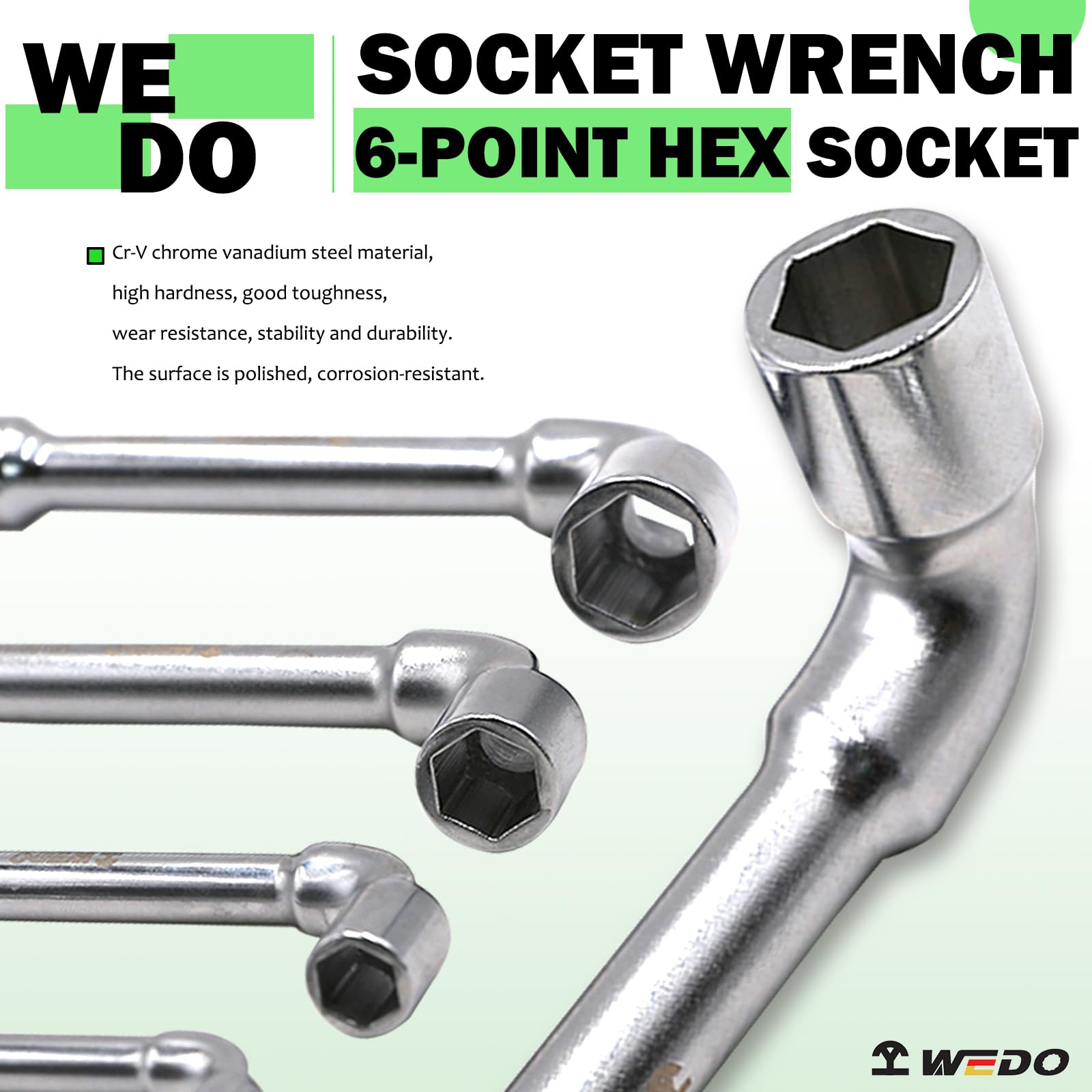 QUARKZMAN Chiave Bussola Esagonale Angolata Forma L 8mm Chiave - Foto 8