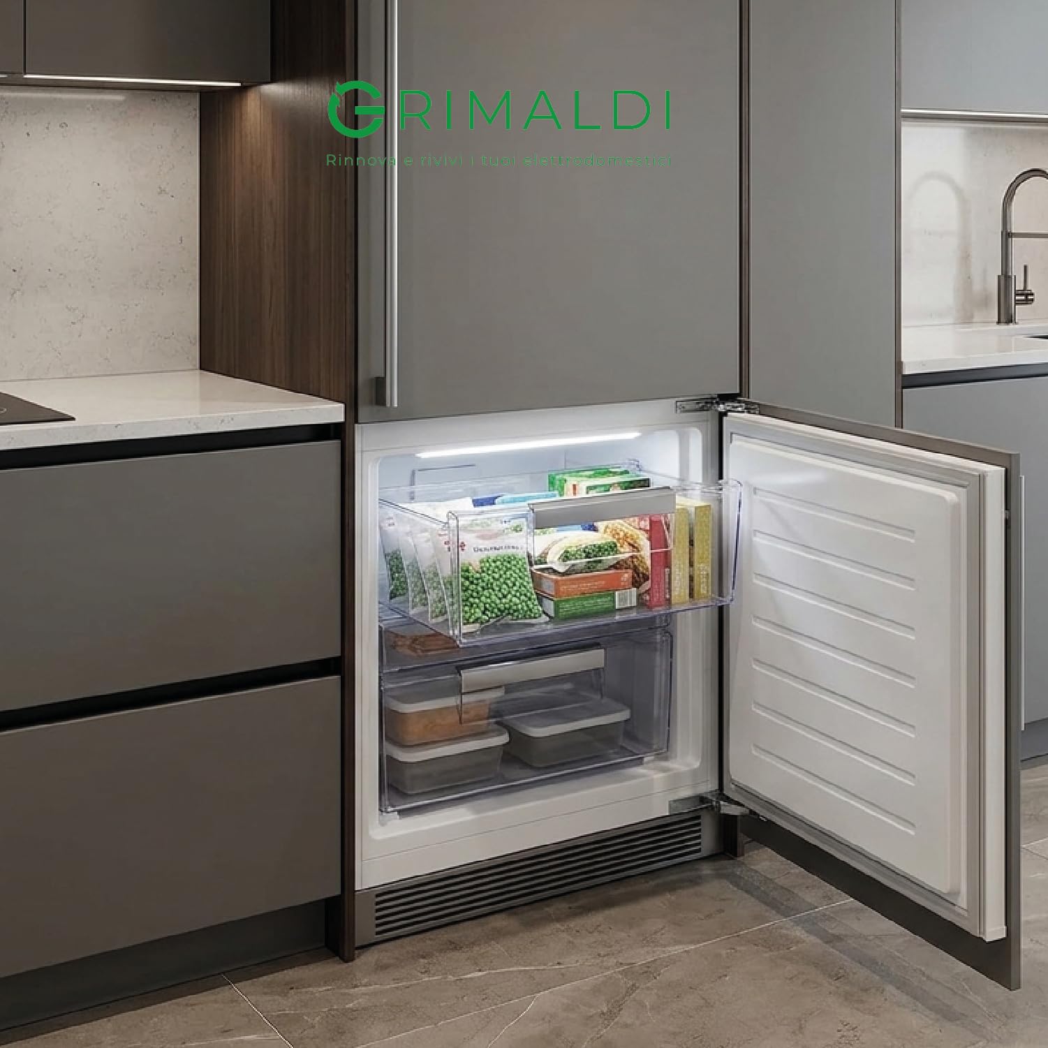 G GRIMALDI Cassetto Congelatore Compatibile con Electrolux 2647016134