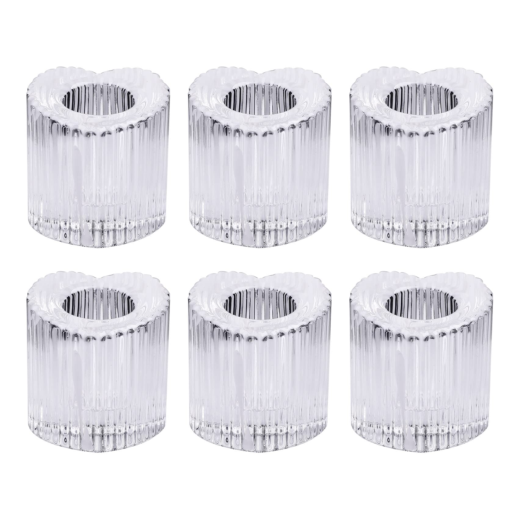 ENJINKAIL Glass Candle Holder